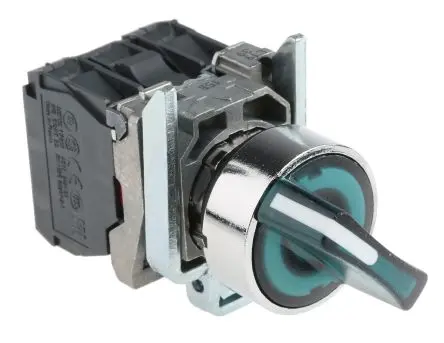 Produktfoto 1 von Schneider Electric Harmony XB4 Wahlschalter 2-Stufen Standardgriff 22.5 mm Beleuchtet IP66, IP67, IP69, IP69K, 1-poliger
