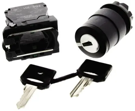 Produktfoto 1 von Schneider Electric Harmony Wahlschalter 3-Stufen 22 mm IP66, IP69K, 2 Schließer Wurfwinkel 45 °