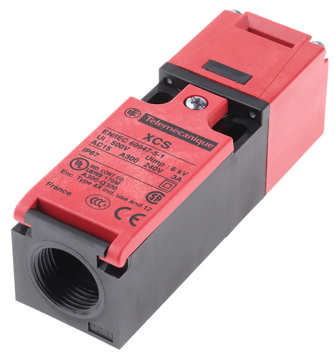 Produktfoto 1 von Telemecanique Sensors Nein XCSPA Sicherheits-Verriegelungsschalter Mit Schlüssel Verriegelung Betätiger inklusive