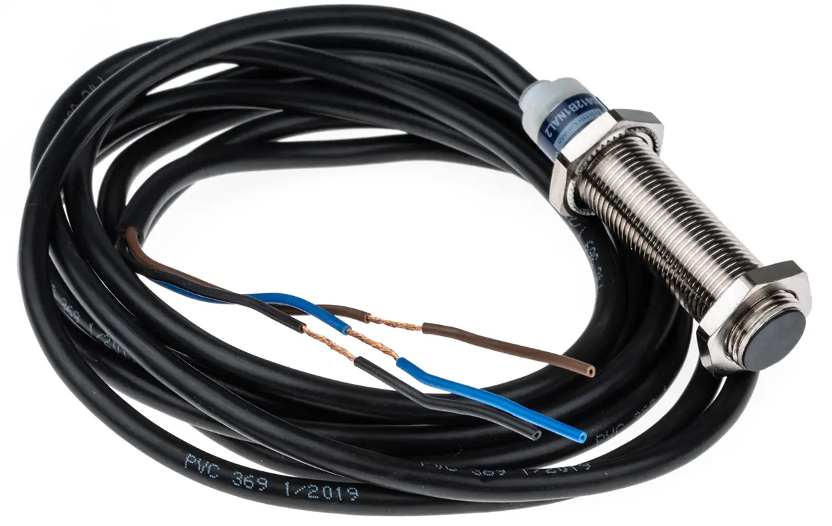 Produktfoto 1 von Telemecanique Sensors XS M12 Näherungssensor Induktiv, Gewinderohr 4 mm NPN 12 → 48 Vdc / 200 mA NO, IP69K