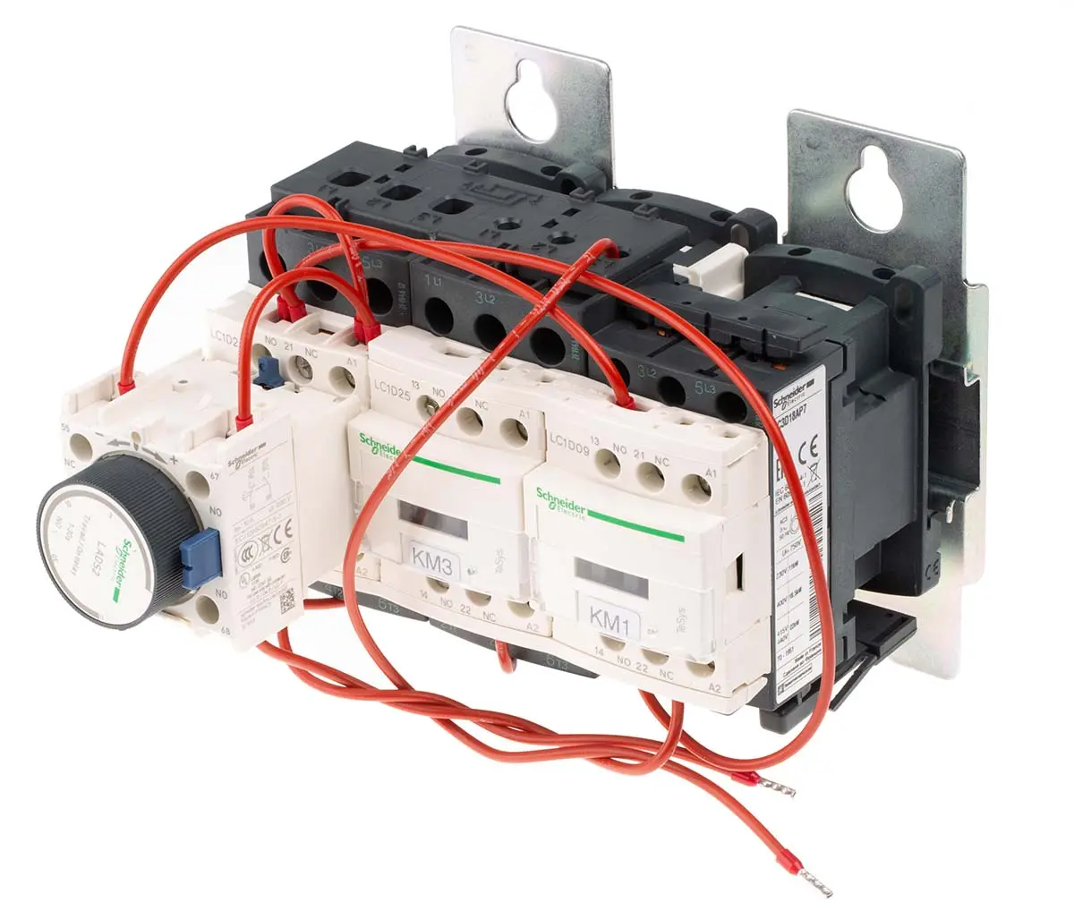 Produktfoto 1 von Schneider Electric TeSys LC3D Stern-Dreieck-Starter 22 kW, 230 V ac