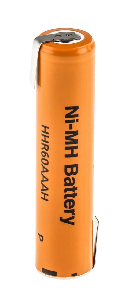 Produktfoto 1 von Panasonic HHR60AAAH AAA-Akku, Nickel-Metallhydrid, 1.2 V, 550 mAh, 60 °C, -10 °C