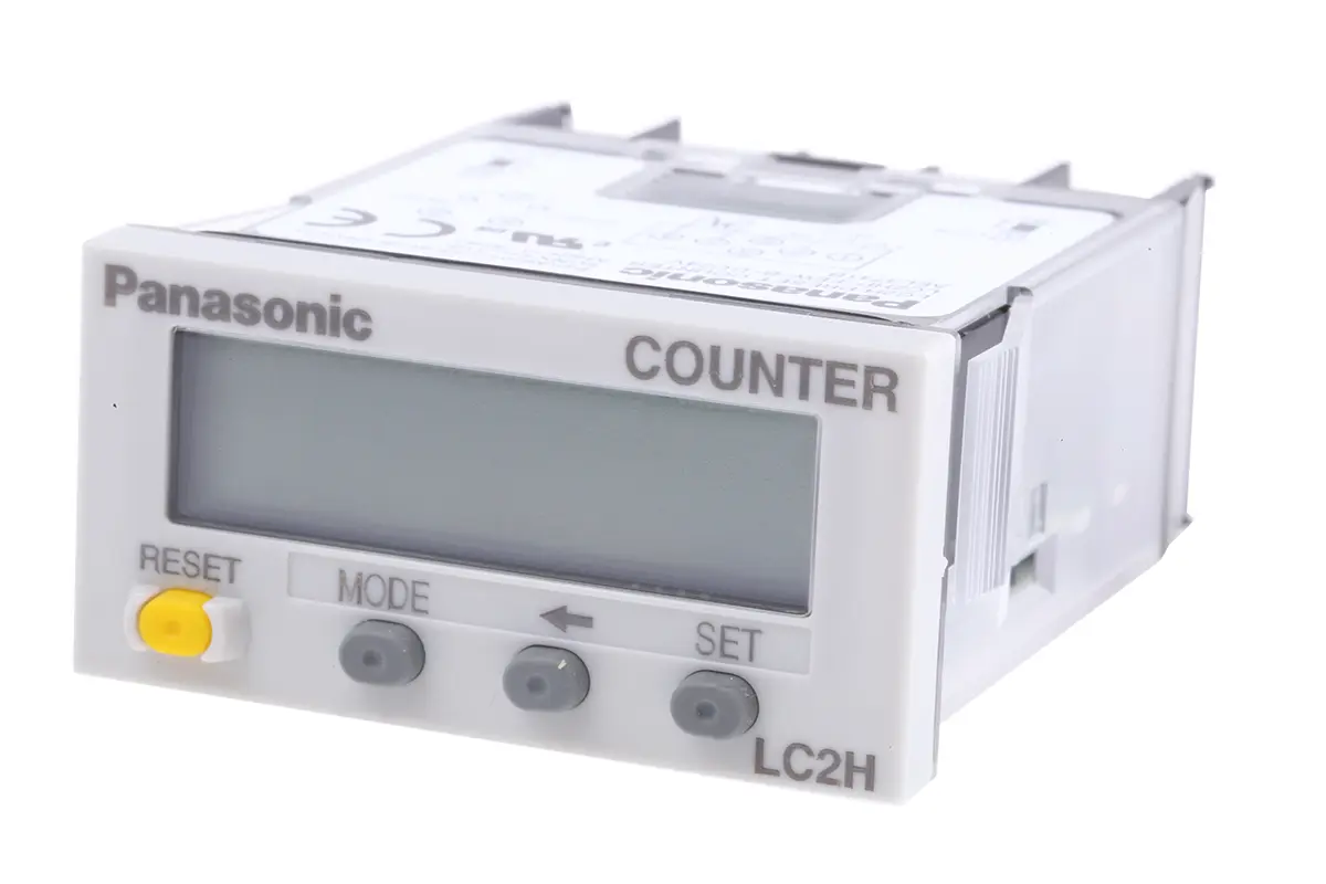 Produktfoto 1 von Panasonic Zähler Aufwärts Zähler LCD 8-stellig 24V dc, Sekunde, max. 30 Hz
