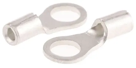 JST R Ringkabelschuh, Unisoliert 22 AWG, Grau, 16 AWG max.AWG, aussen ø 6.6 mm, innen ø 4.3 mm, 4 mm