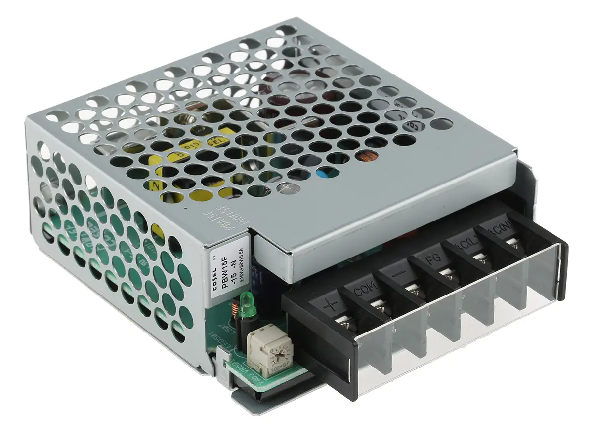 Produktfoto 1 von Cosel Schaltnetzteil, ±15V dc / 1 A, 500 mA 2-Kanal 15W 110 → 370 V dc, 85 → 264 V ac Geschlossen,
