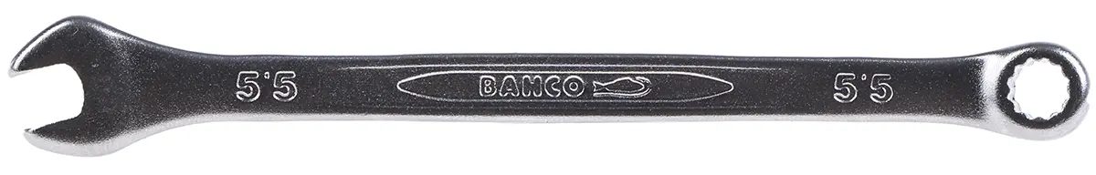 Produktfoto 1 von Bahco Ring-Maulschlüssel 5.5 mm Legierungsstahl, Länge 112 mm