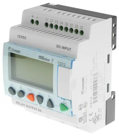 Produktfoto 1 von Crouzet Millenium 3 Logikmodul, 8 Eing. Relais Ausg.Typ Analog Eing.Typ