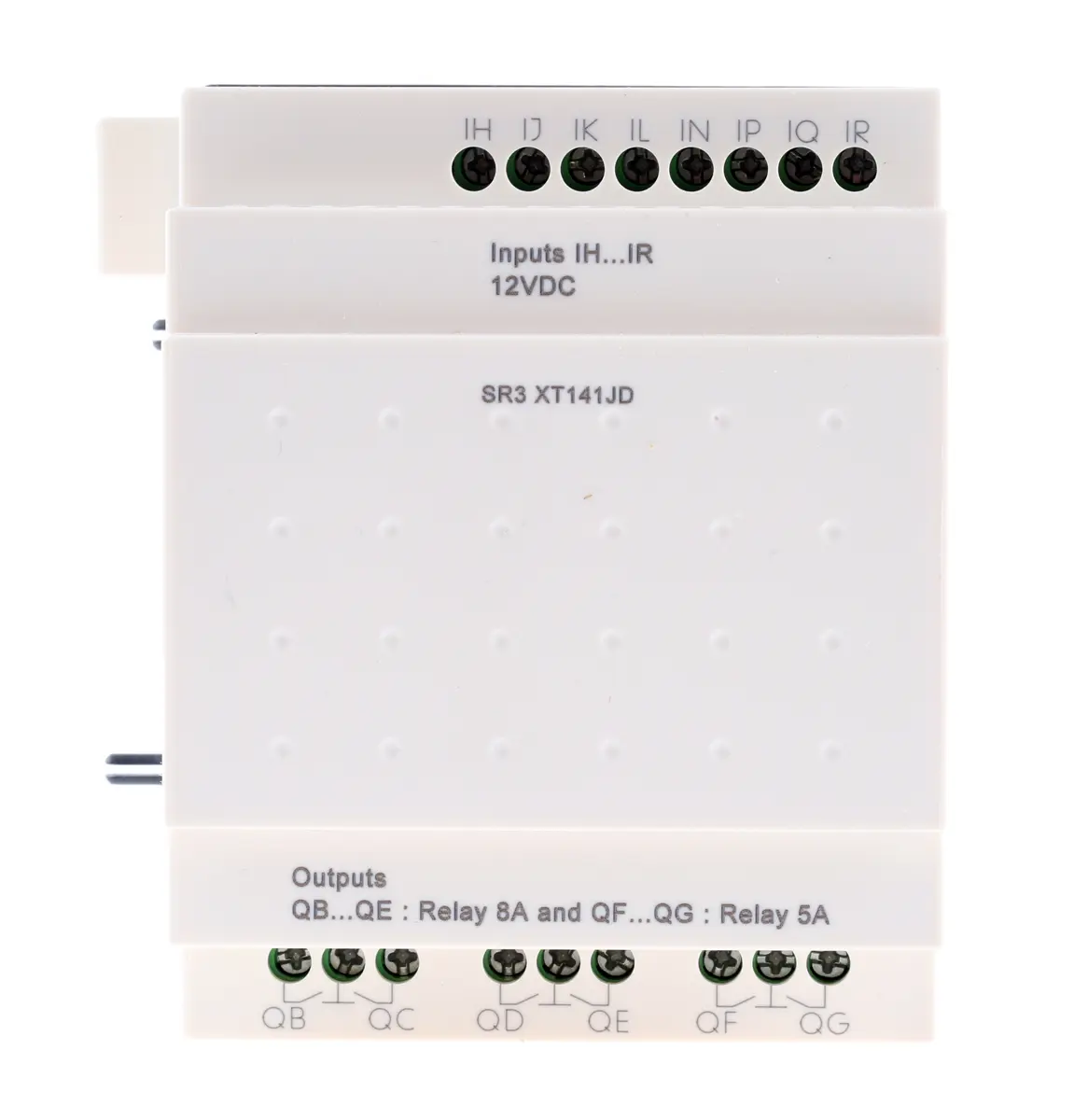 Produktfoto 1 von Schneider Electric Zelio Logic E/A-Modul, 8 Eing. Relais Ausg.Typ Digital Eing.Typ für Zelio Logic-Module 12 V dc