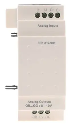 Produktfoto 1 von Schneider Electric Zelio Logic E/A-Modul, 2 Eing. Analog Ausg.Typ Pt100, Analog Eing.Typ