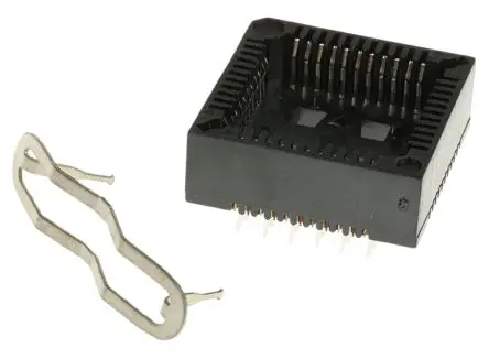 Produktfoto 1 von E-TEC IC-Buchse Oberfläche PLCC-Buchse 2.54 mm Raster 44-polig Gerade