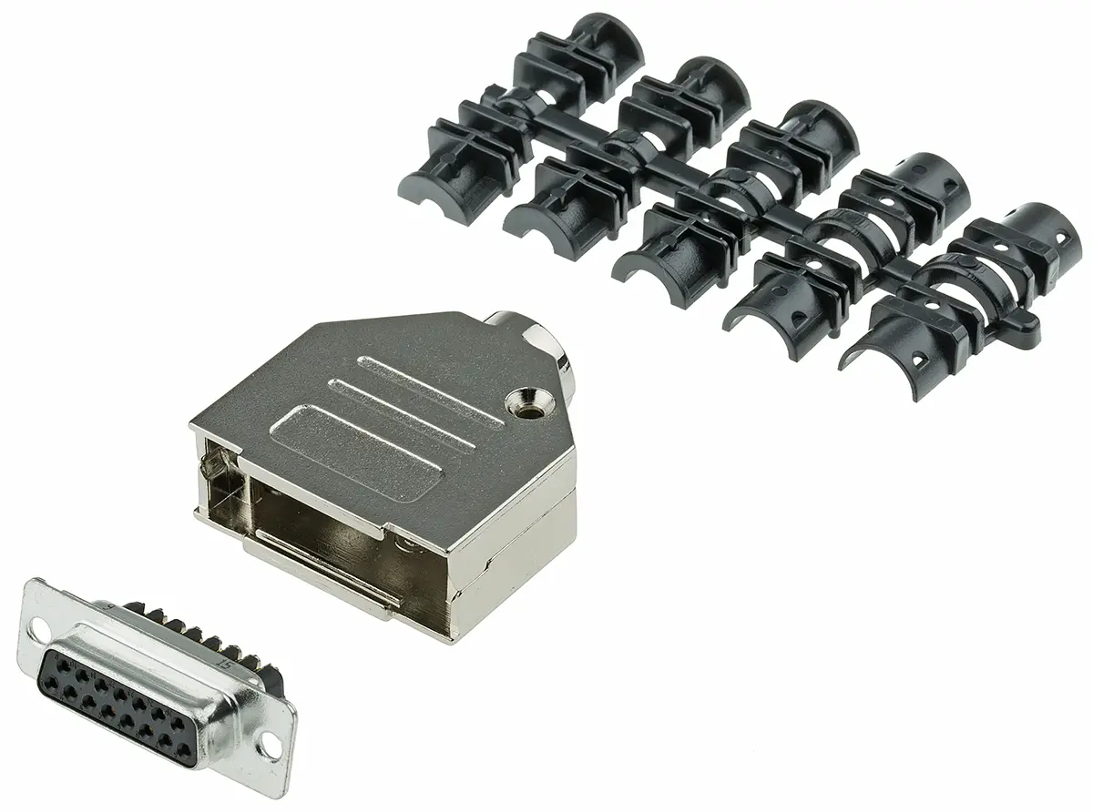 Produktfoto 1 von Amphenol Communications Solutions D-Sub-Steckverbinder Gerade, 15-polig, Kabel Buchse