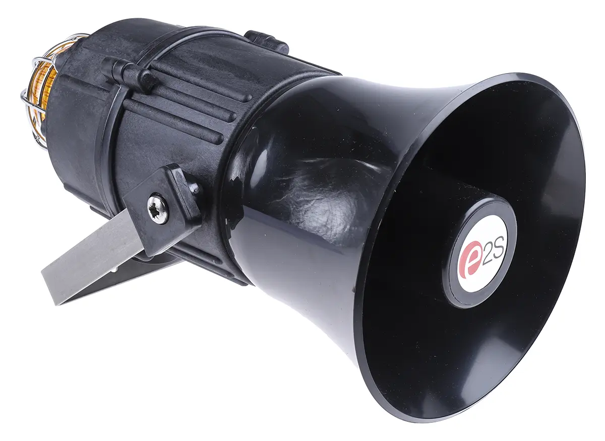 Produktfoto 1 von e2s E2xC1X05F Xenon Blink-Licht Alarm-Leuchtmelder Orange / 113dB, 230 Vac