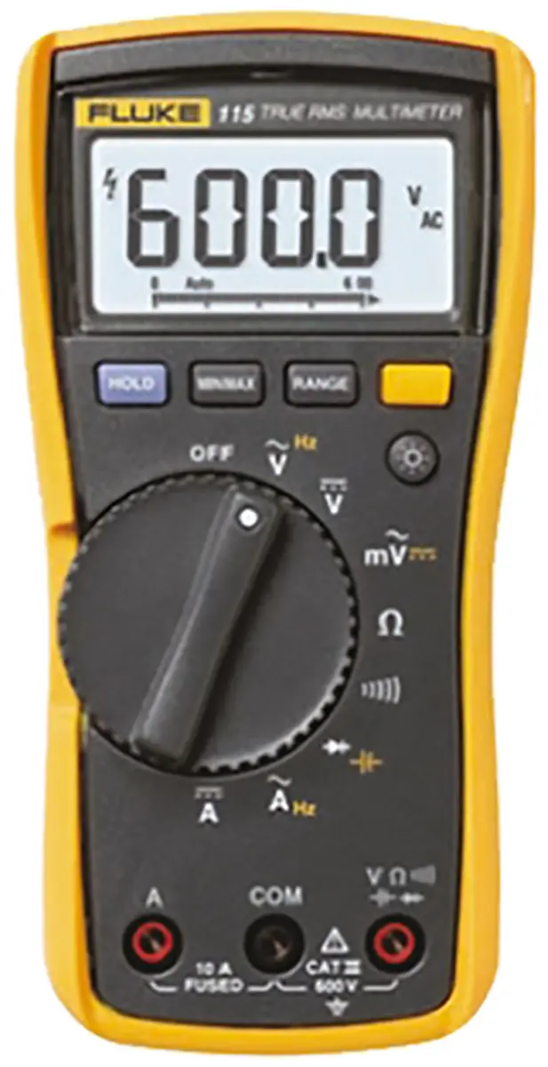 Produktfoto 1 von Fluke 115 Tragbar Digital Multimeter Echteffektivwert, CAT III