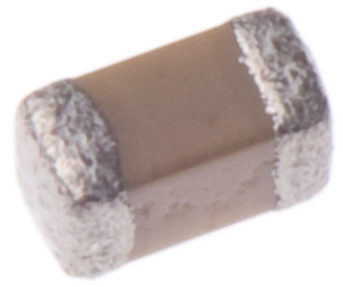 Produktfoto 1 von Yageo, SMD MLCC, Vielschicht Keramikkondensator X7R, 10nF ±10% / 50V dc, Gehäuse 0603 (1608M)