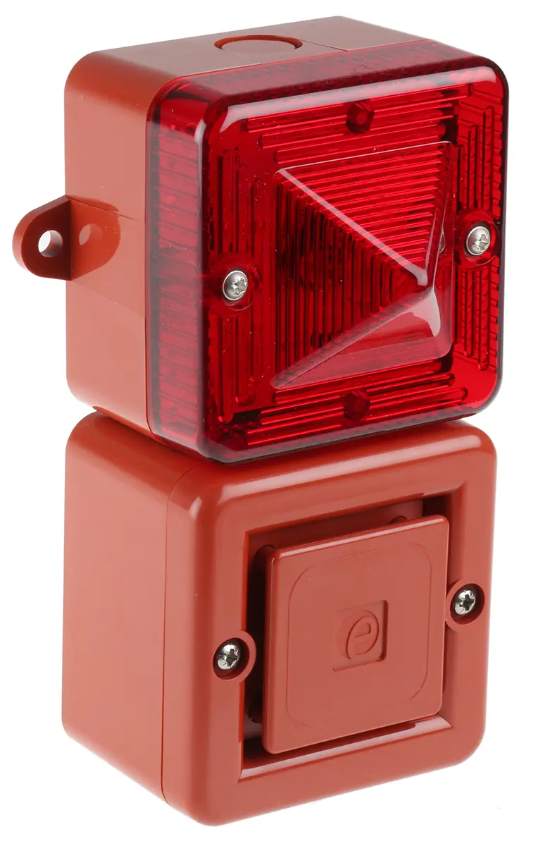 Produktfoto 1 von e2s SONFL1X Xenon Blink-Licht Alarm-Leuchtmelder Rot, 115 Vac