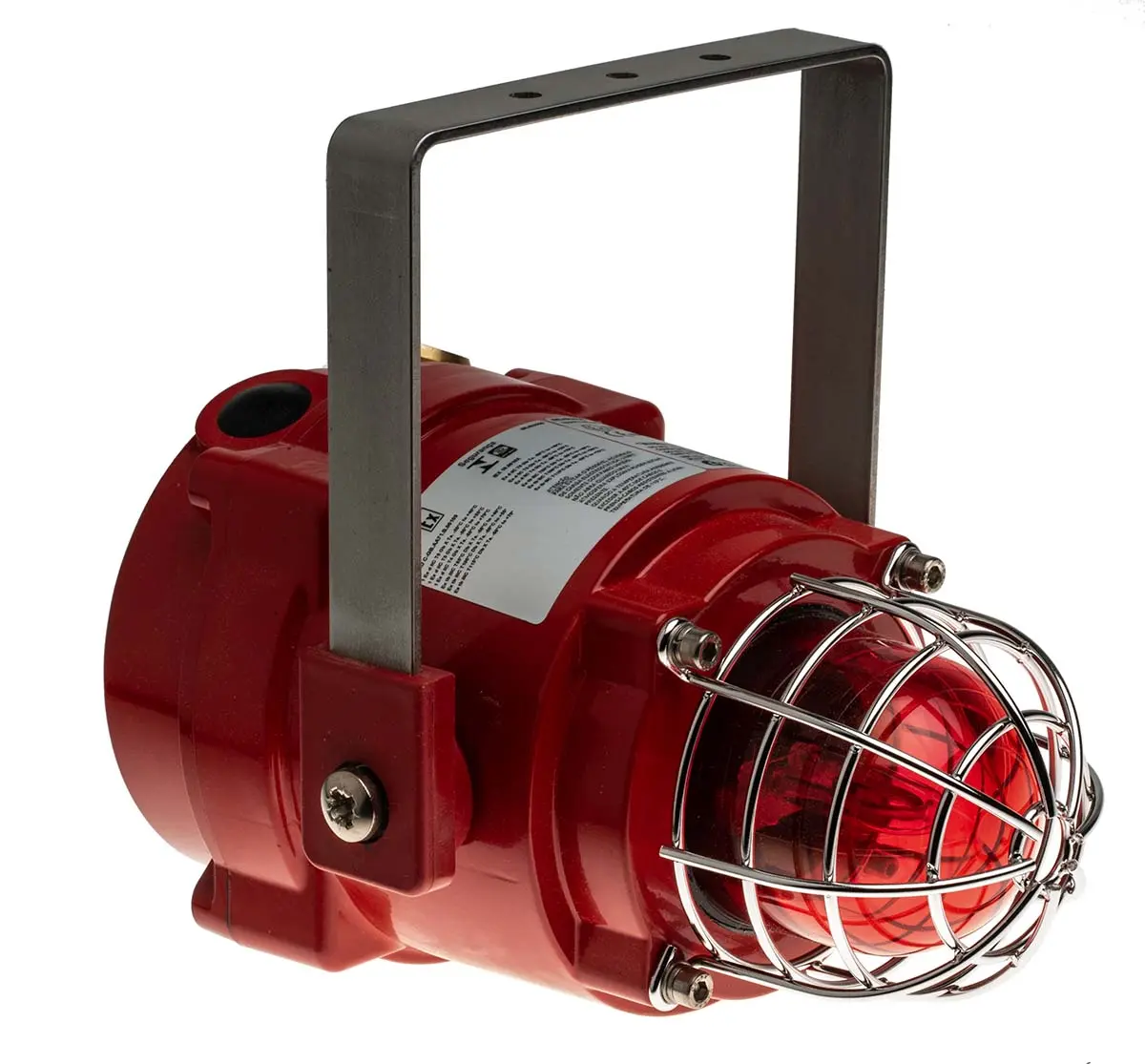 Produktfoto 1 von e2s BExBG05 Xenon Stroboskop Signalleuchte Rot, 115 V ac, Ø 153mm x 246mm, ATEX-Zulassung