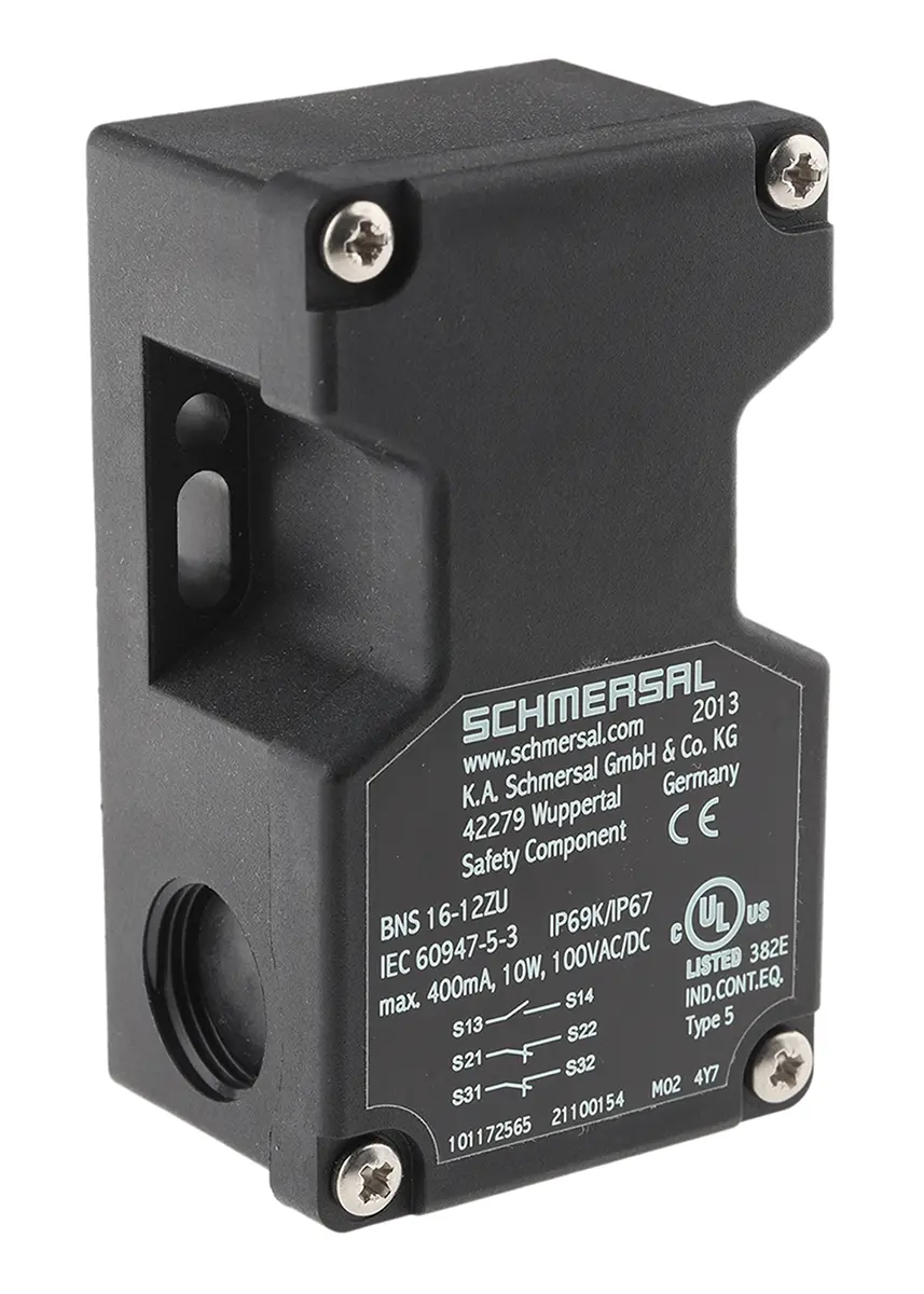 Produktfoto 1 von Schmersal BNS16 M12 Berührungsloser Sicherheitsschalter aus Kunststoff 100V ac/dc, Kodierschalter