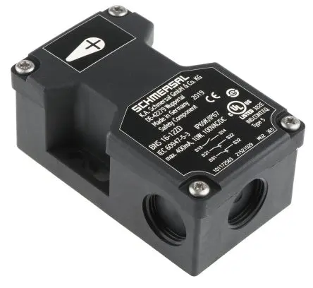 Produktfoto 1 von Schmersal BNS16 Magnetisch M20 Berührungsloser Sicherheitsschalter 100V dc aus Kunststoff, Schließer (NO), Öffner,