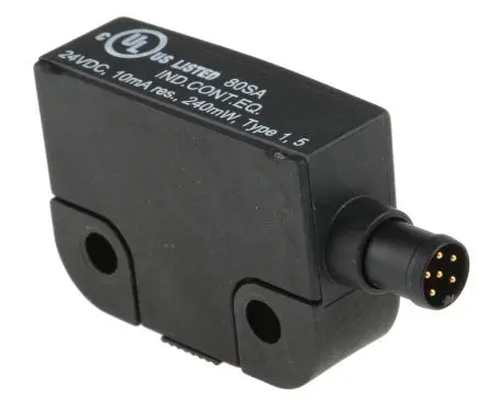 Produktfoto 1 von Schmersal BNS260 Magnetisch M8 Berührungsloser Sicherheitsschalter 75V dc aus Kunststoff, Schließer (NO), Öffner / 1,