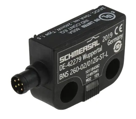 Produktfoto 1 von Schmersal BNS260 Magnetisch M8 Sicherheitsschalter 75V dc aus Kunststoff, 1 Schließer/1 Öffner / 2, Kodierschalter