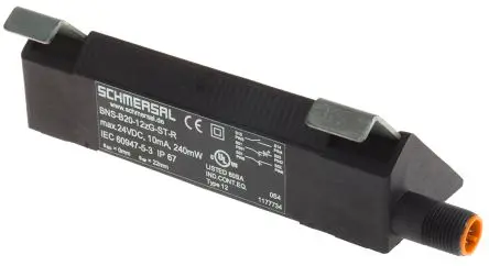 Produktfoto 1 von Schmersal BNSB20 Magnetisch M12 Berührungsloser Sicherheitsschalter 24V dc aus Kunststoff, 1 Schließer/2 Öffner,