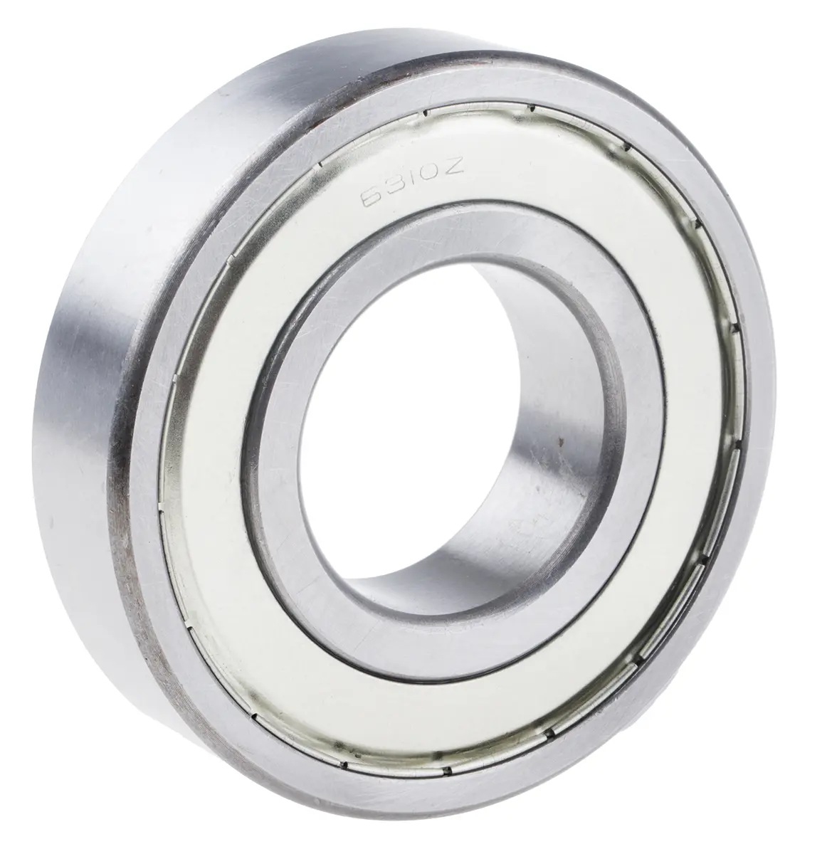 Produktfoto 1 von RS PRO 1-reihig Kugellager glatt, Innen-Ø 50 mm / Außen-Ø 110 mm Außen-ø , Breite 27 mm