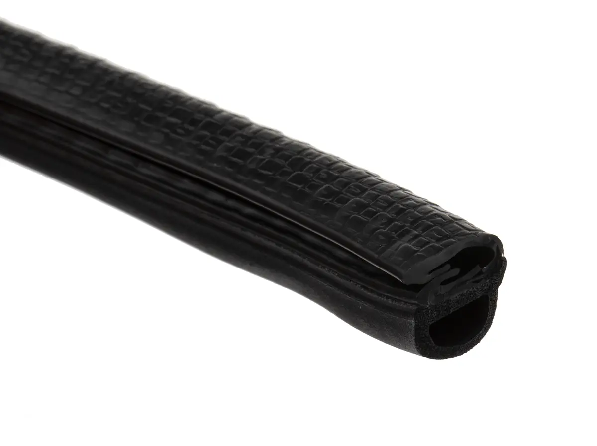 Produktfoto 1 von RS PRO Kantenschutz, Kantenschutz, Polyvinylchlorid, Schwarz, B. 12 mm, H. 9.5 mm, L. 20 m