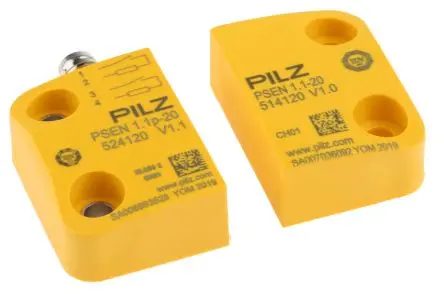 Produktfoto 1 von Pilz PSEN Magnetisch M8 Berührungsloser Sicherheitsschalter 24V dc aus Kunststoff, 2 Schließer, Magnetisch Betätiger