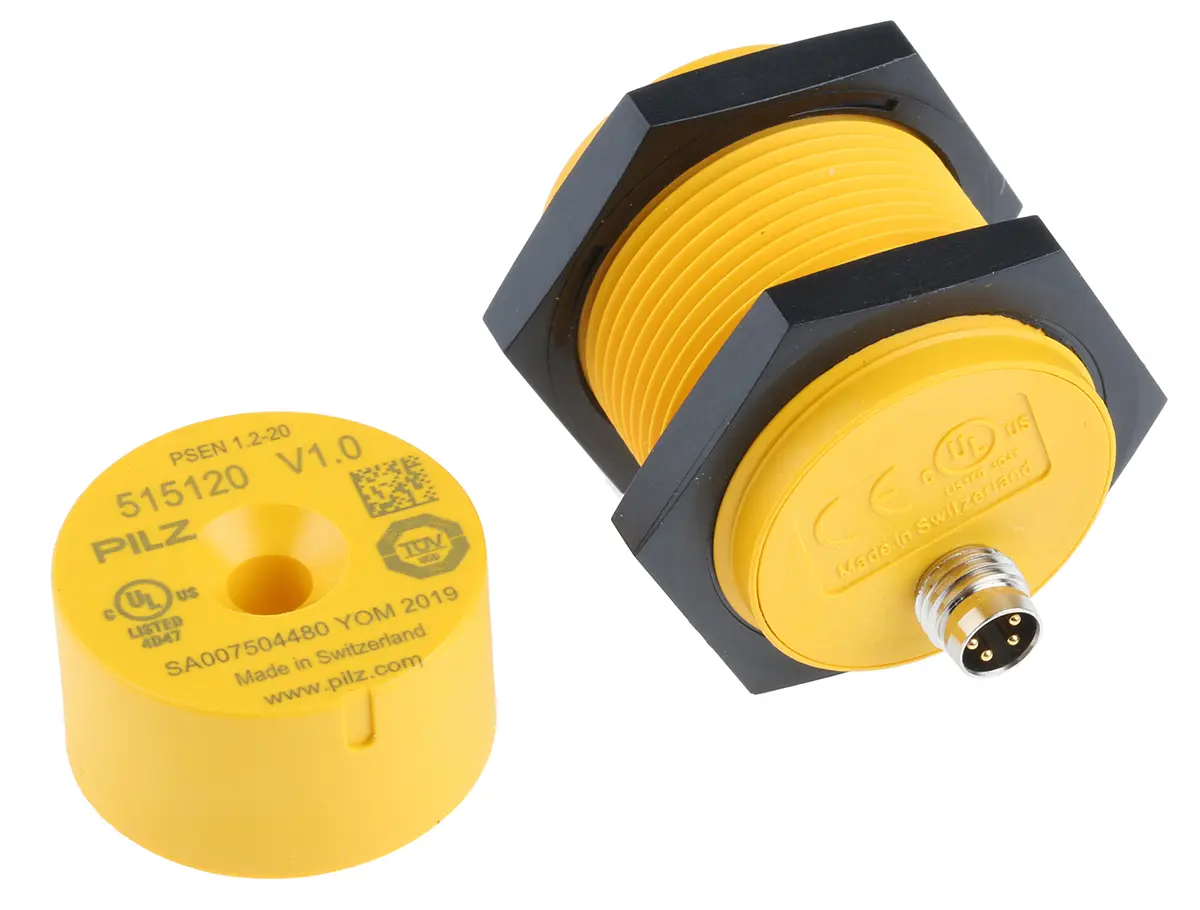 Produktfoto 1 von Pilz PSENmag M8 Berührungsloser Sicherheitsschalter aus Kunststoff 24V dc, 2NO, Magnet Betätiger
