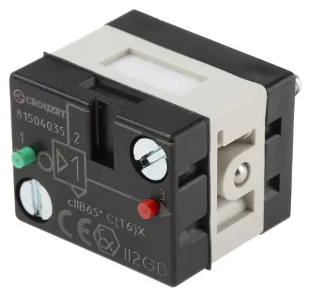 Produktfoto 1 von Crouzet 81 Pneumatik Logikelement, 8 bar, Auf Unterbau, Steckverbinder, Steckbar