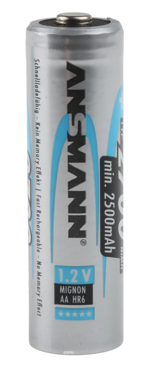 Produktfoto 1 von Ansmann AA AA Akku Nickel-Metallhydrid 1.2 V, 2.7 Ah 4