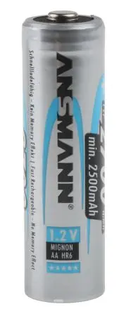 Produktfoto 1 von Ansmann AA AA Akku Nickel-Metallhydrid 1.2 V, 2.7 Ah 4