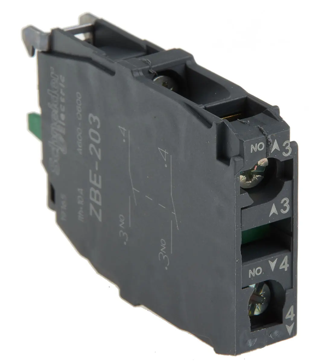 Produktfoto 1 von Schneider Electric Harmony Kontaktblock 2 Schließer 60V Schraube