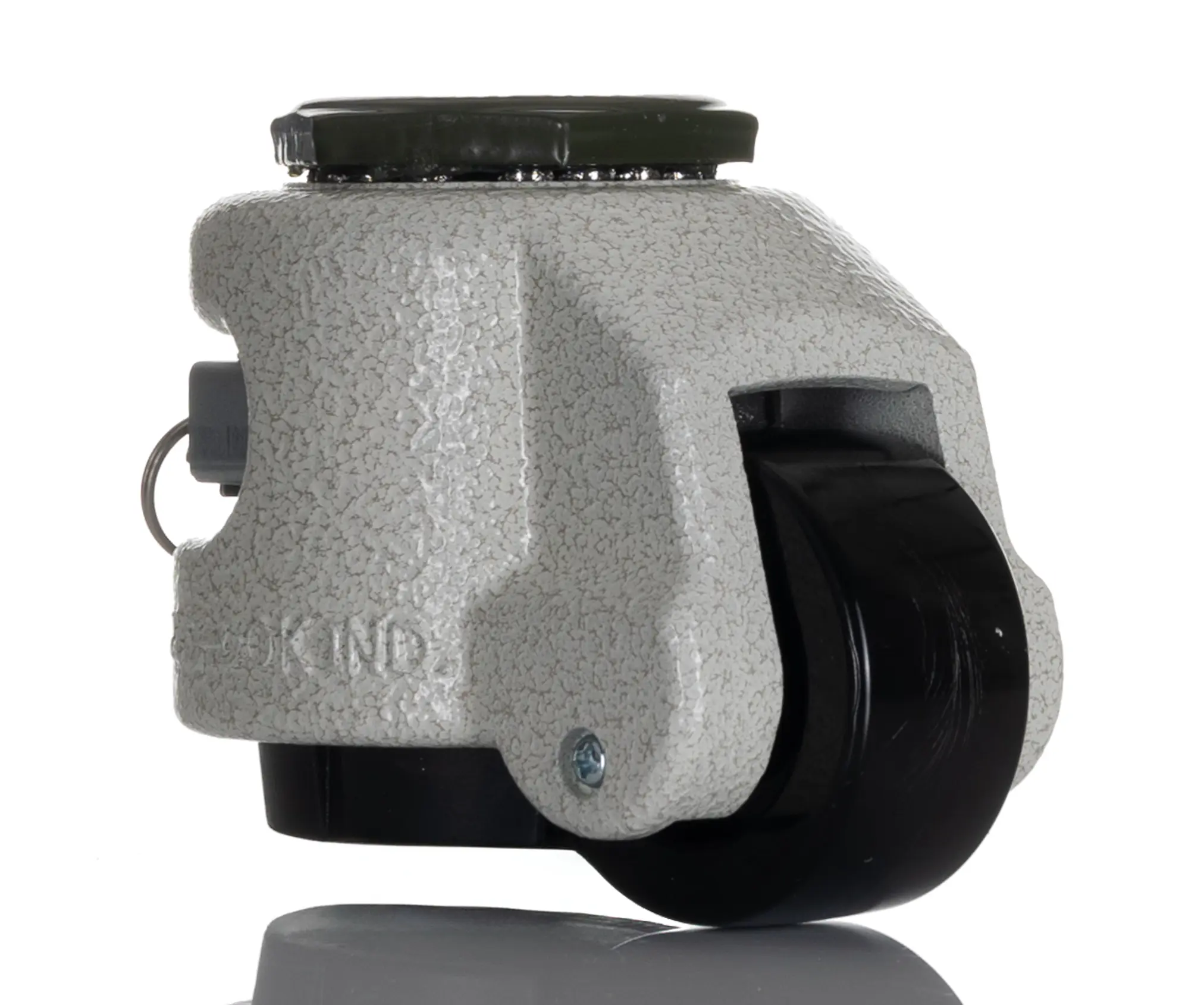 Produktfoto 1 von RS PRO Drehlager Lenkrolle, Rad ø 50mm, 250kg, Ges H. 82mm, Rad B. 25mm, Gewindebolzen, Nylon-Material