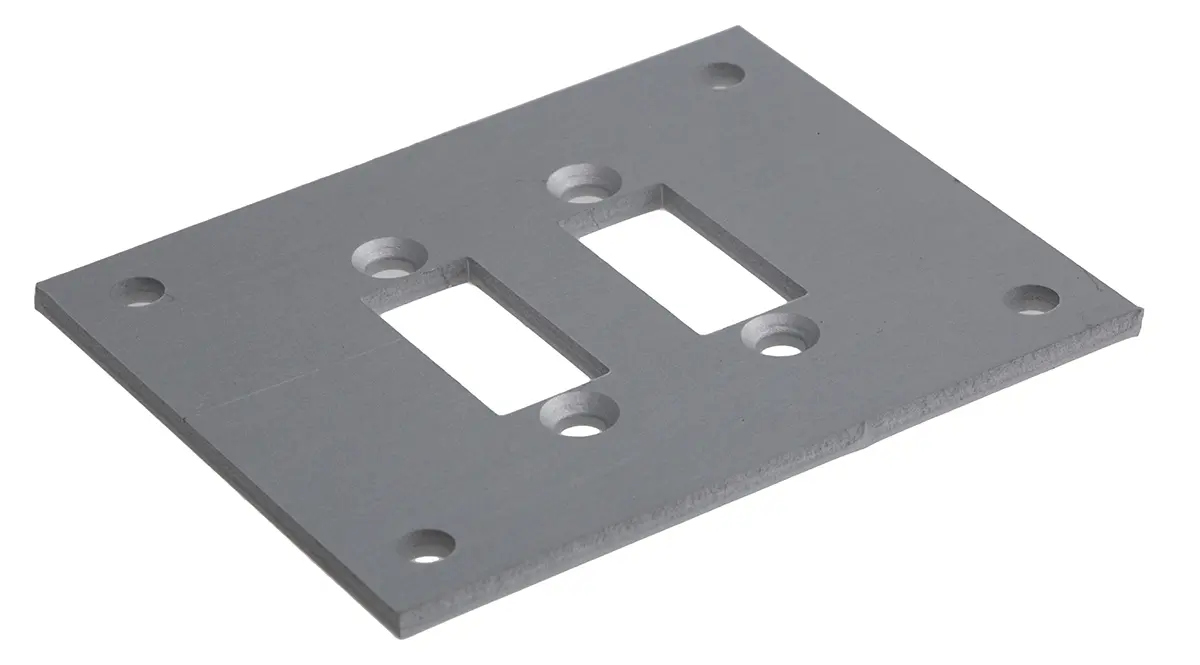 Produktfoto 1 von RS PRO Miniatur Thermoelement-Panel für Bis zu 2 Einschraubdosen für Faszien