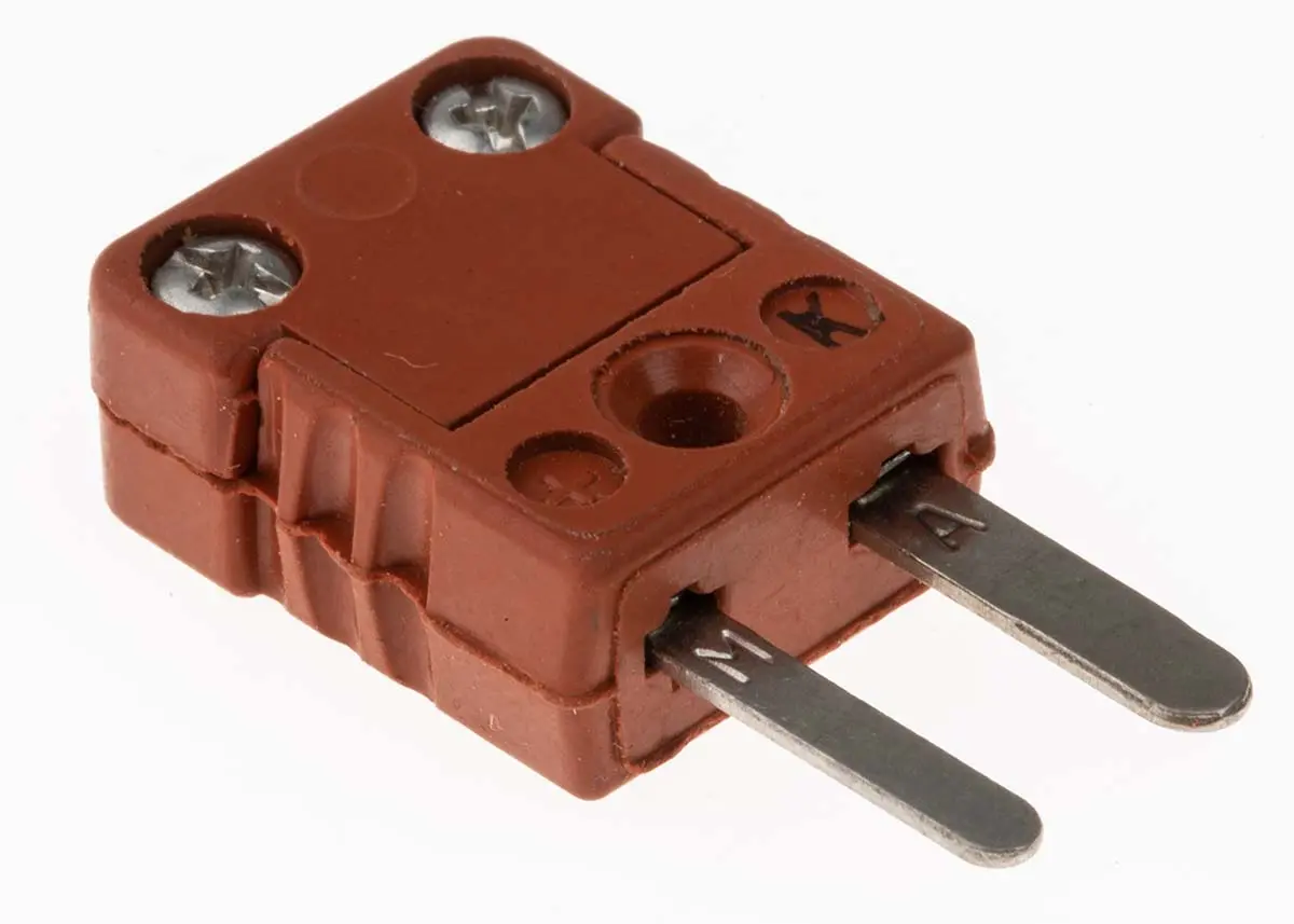 Produktfoto 1 von RS PRO Miniatur Thermoelement-Steckverbinder Stecker für Thermoelement Typ K