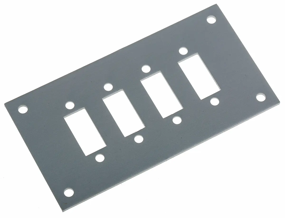 Produktfoto 1 von RS PRO Miniatur Thermoelement-Panel für Bis zu 6 Einschraubdosen für Faszien