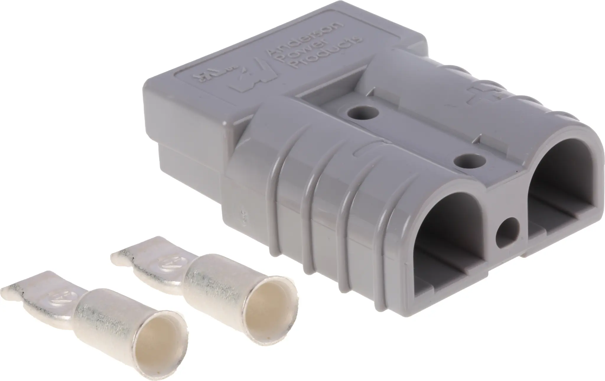 Produktfoto 1 von Anderson Power Products Serie 50 Stecker Batteriekontakt, 2 -Kontakte Durchführung Gerade 50A 600 V