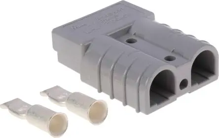 Produktfoto 1 von Anderson Power Products Serie 50 Stecker Batteriekontakt, 2 -Kontakte Durchführung Gerade 50A 600V