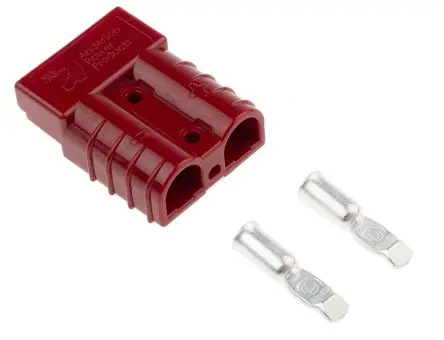 Produktfoto 1 von Anderson Power Products Serie 50 Stecker Batteriekontakt, 2 -Kontakte Gerade 50A 600V