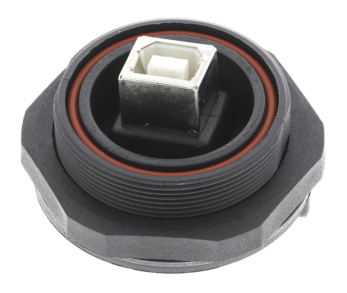 Produktfoto 1 von Bulgin, Gerade USB USB-Steckverbinder USB-Typ B 1, Panel USB 2.0 IP68