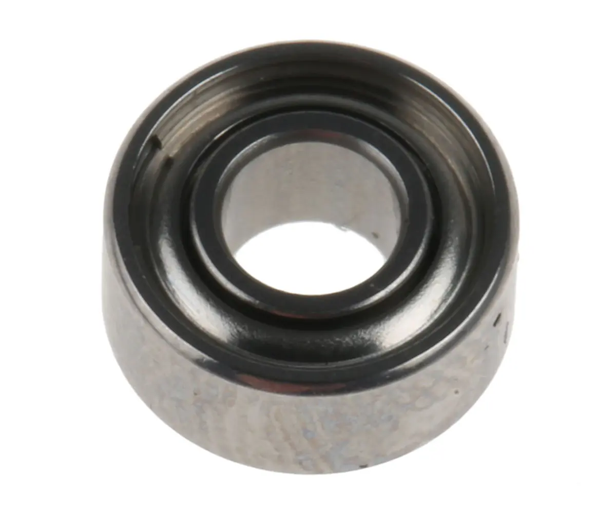 Produktfoto 1 von NMB 1-reihig Kugellager glatt, Innen-Ø 3 mm / Außen-Ø 7 mm Außen-ø , Breite 3 mm