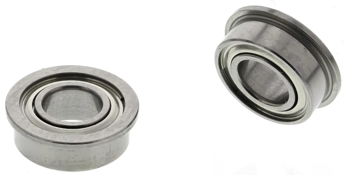 Produktfoto 1 von NMB 1-reihig Kugellager mit Flansch, Innen-Ø 4 mm / Außen-Ø 8 mm Außen-ø , Breite 3 mm 9.2 mm