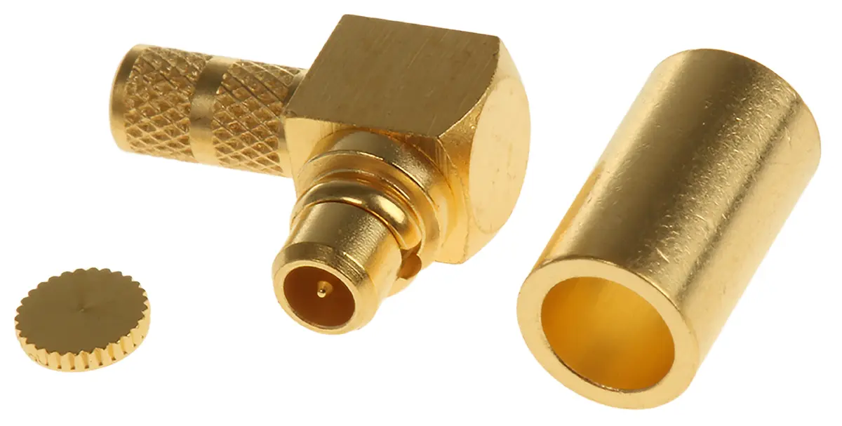 Produktfoto 1 von Huber+Suhner MMCX Stecker Koaxialsteckverbinder MCX-Steckverbinder, Kabel, für RG316/U, RG188A/U, RG-174U-Kabel, 50 Ω