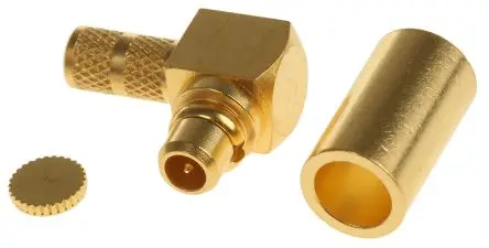 Produktfoto 1 von Huber+Suhner MMCX Stecker Koaxialsteckverbinder MCX-Steckverbinder, Kabel, für RG316/U, RG188A/U, RG-174U-Kabel, 50 Ω