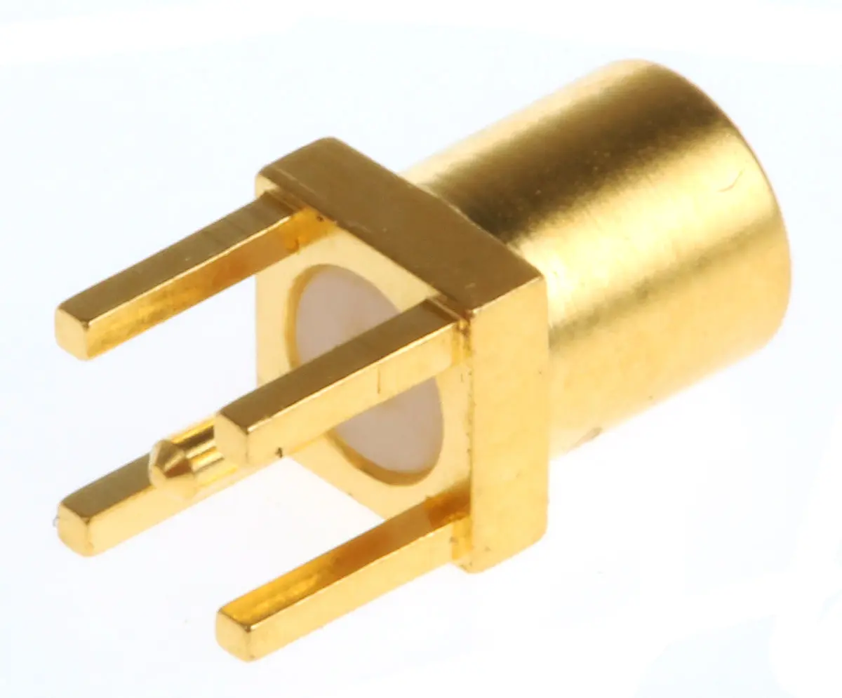 Huber+Suhner MMBX Buchse Koaxialsteckverbinder MCX-Steckverbinder, Durchsteckmontage, 50 Ω Lot, Standard, Gerade