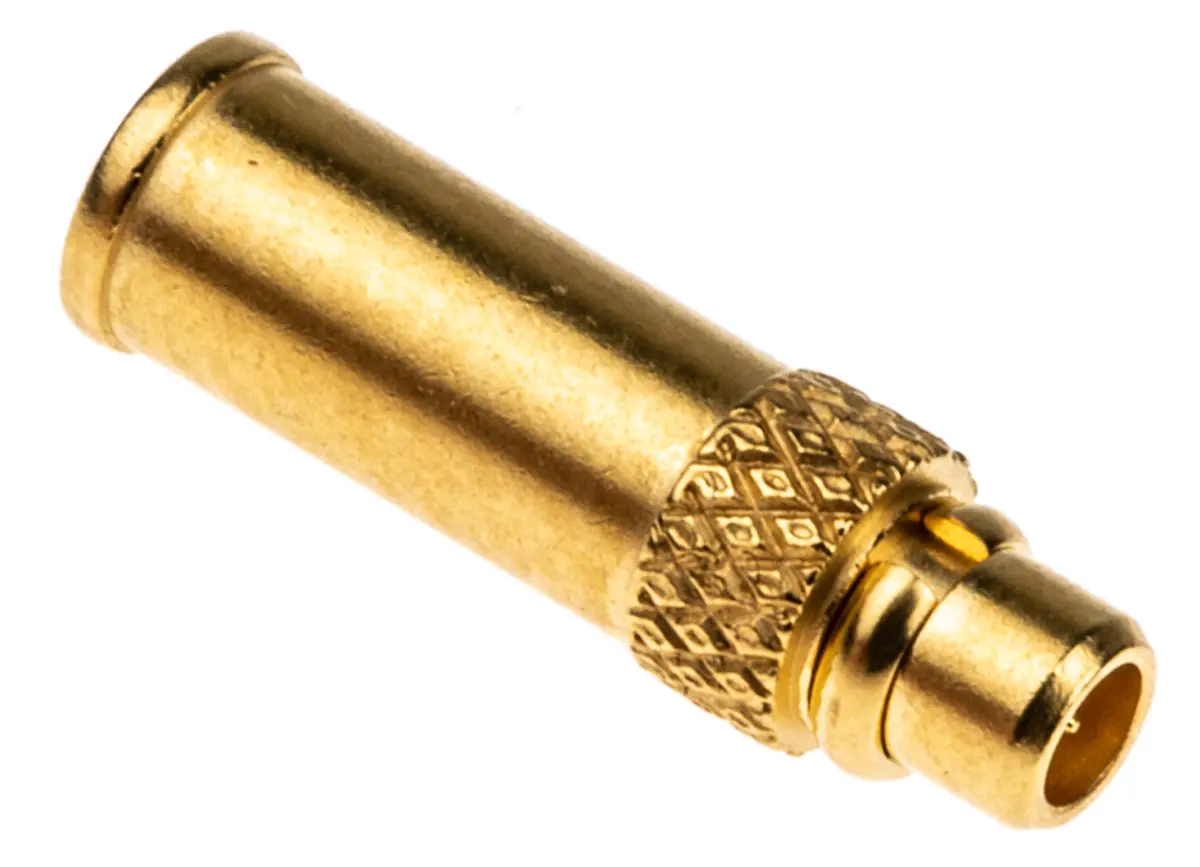 Produktfoto 1 von Huber+Suhner MMCX Stecker Koaxialsteckverbinder MCX-Steckverbinder, Kabel, für RG178B/U, RG196A/U-Kabel, 50 Ω