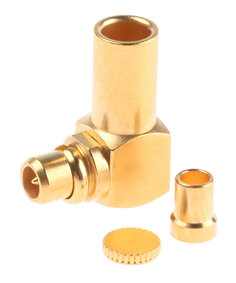 Produktfoto 1 von Huber+Suhner MMCX Stecker Koaxialsteckverbinder MCX-Steckverbinder, Kabel, für RG178B/U, RG196A/U-Kabel, 50 Ω