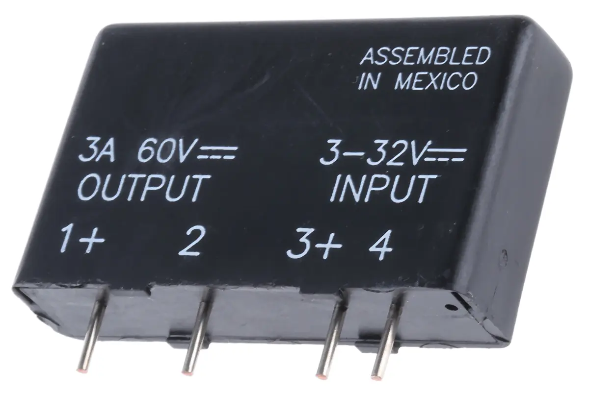 Produktfoto 1 von Sensata Crydom DRA1 SERIES THT Halbleiterrelais 60 V DC / 3 A