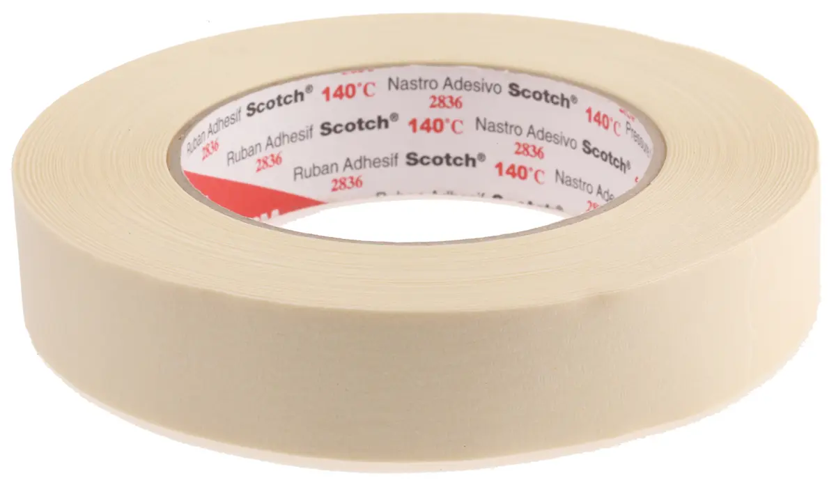 Produktfoto 1 von 3M SCOTCH 401E Scotch Papier Abdeckband Braun, Stärke 0.17 mm Gummi-Kleber 24 mm x 50 m